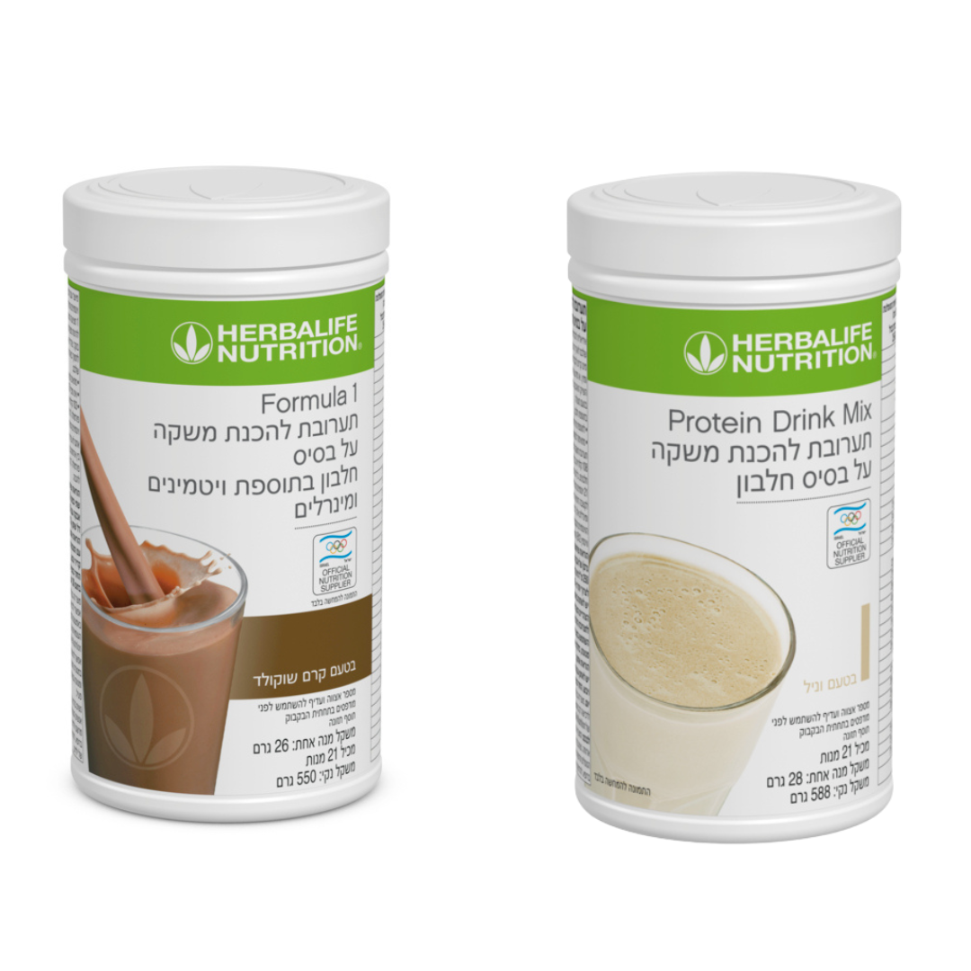 אבקת שייק פורמולה 1 + חלבון PDM